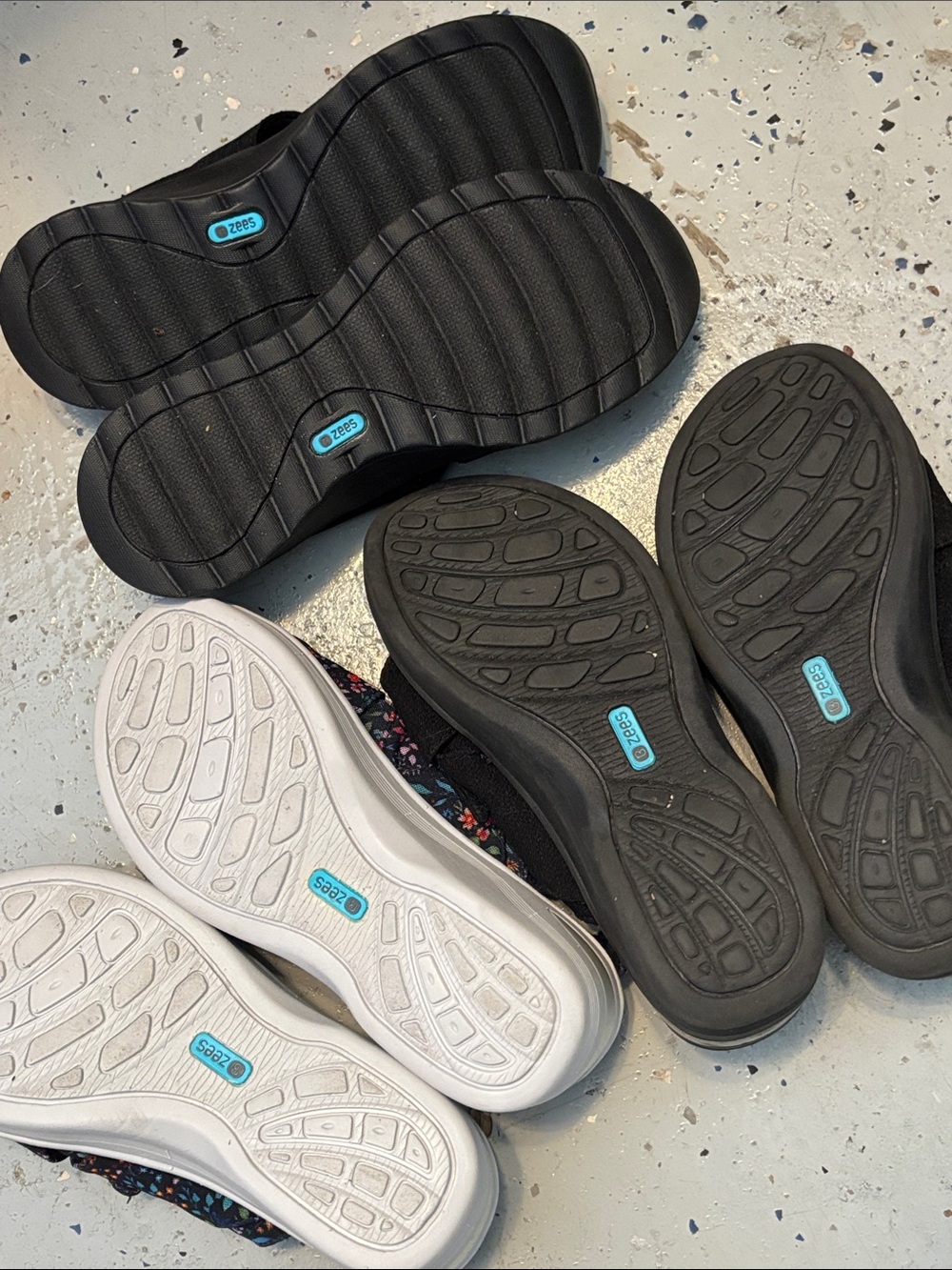 Bzees Women's Black Slip-Ons - Picture 5 of 6